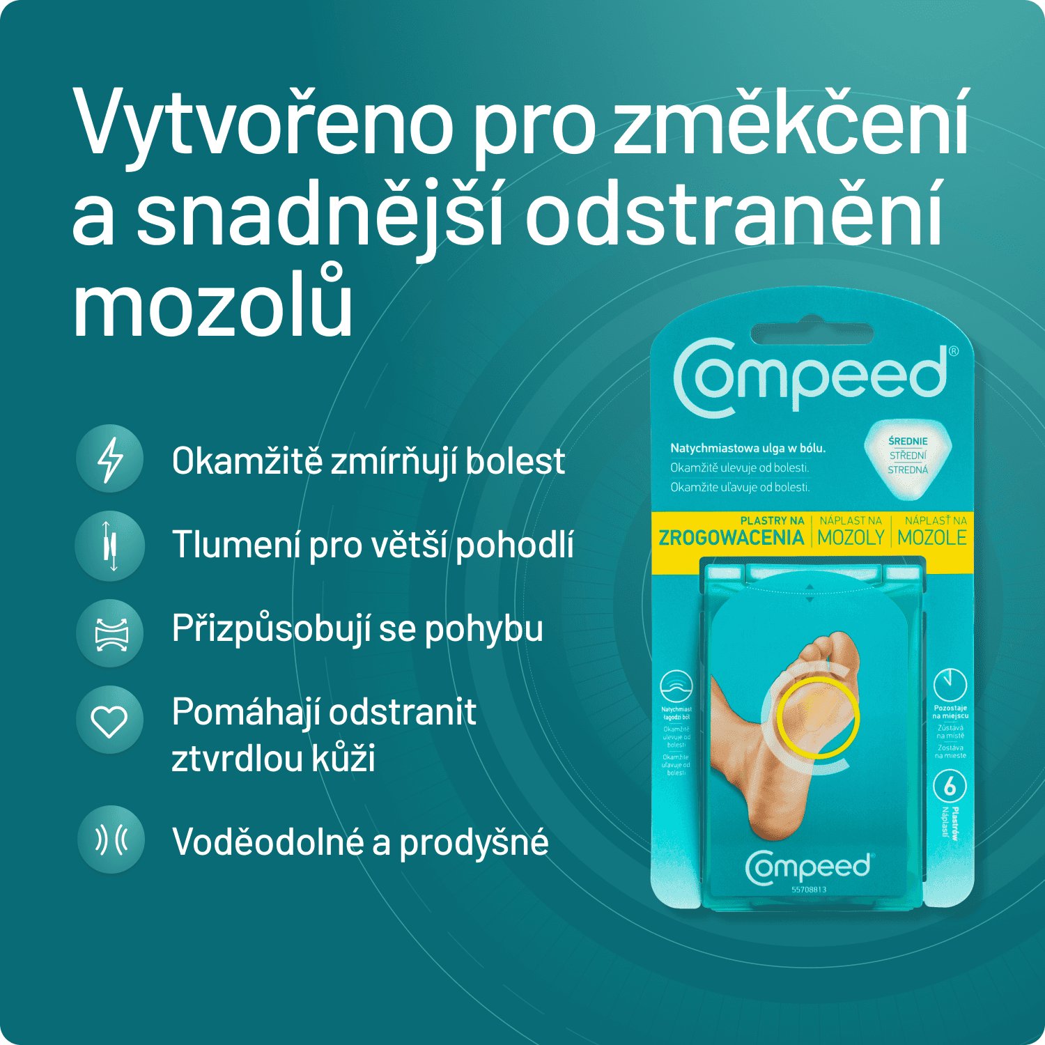 Compeed Gallery Image, Callus Plaster Detail